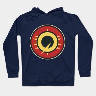 Superhero Graphic Logo - Vintage Retro Aesthetic Hoodie